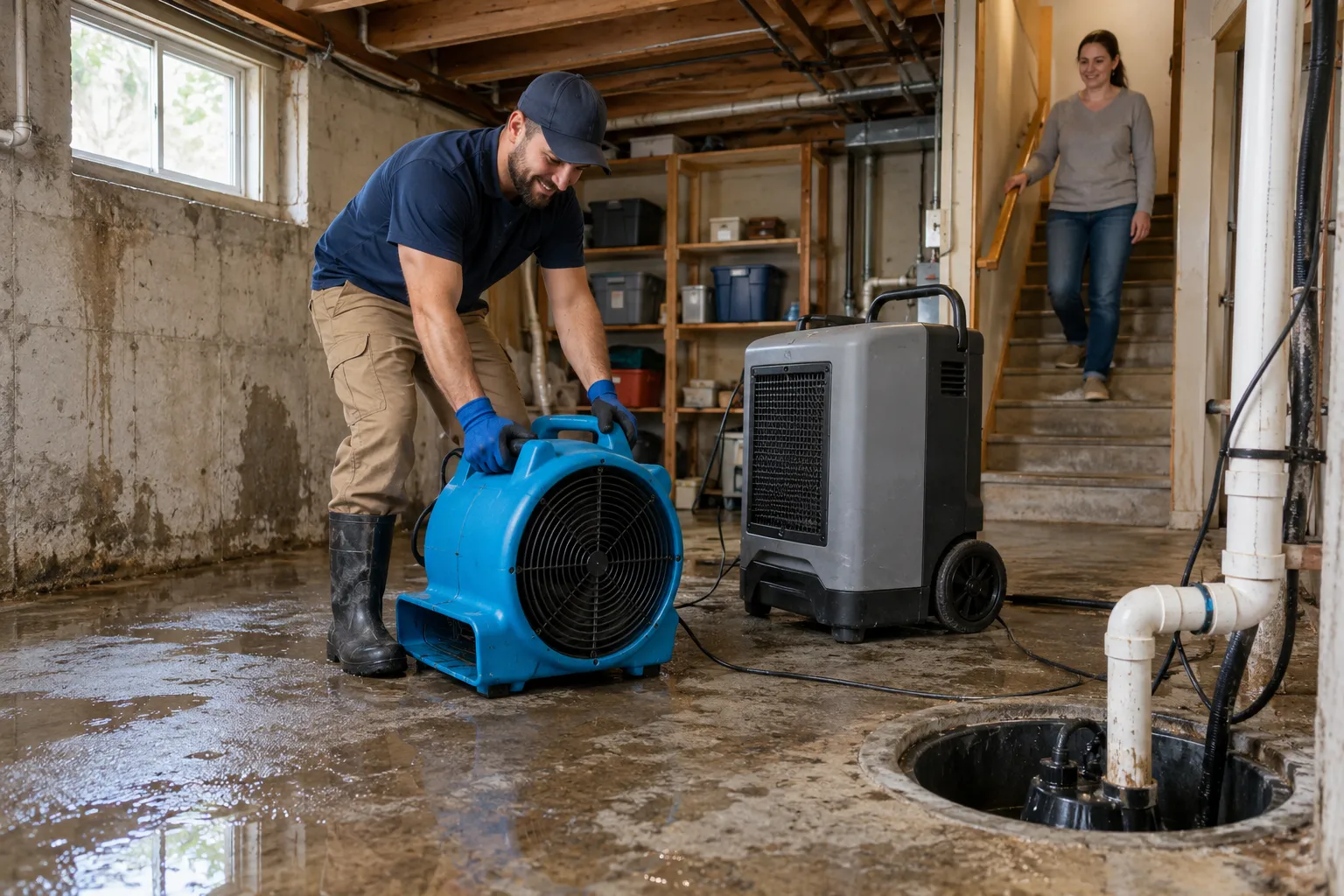 Flooded Basement Cleanup in Grand Rapids, MI